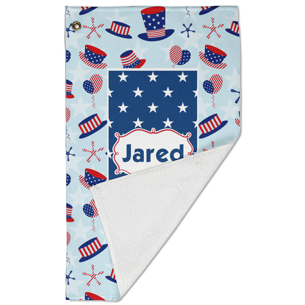 Patriotic Celebration Golf Towel - Folded (Large)
