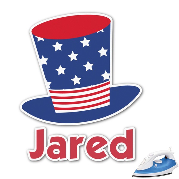 Custom Patriotic Celebration Graphic Iron On Transfer - Up to 9"x9" (Personalized)