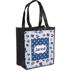 Patriotic Celebration Grocery Bag (Personalized)