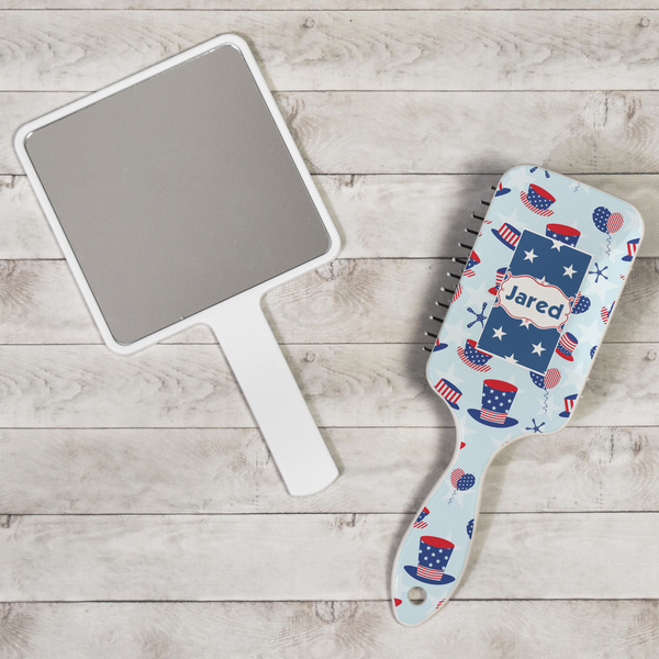 Patriotic Celebration Hair Brush - In Context