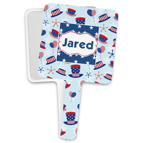 Custom Patriotic Celebration Hand Mirror (Personalized)