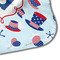 Patriotic Celebration Hooded Baby Towel- Detail Corner