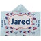 Patriotic Celebration Kids Hooded Towel (Personalized)