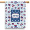 Patriotic Celebration 28" House Flag - Single Sided (Personalized)