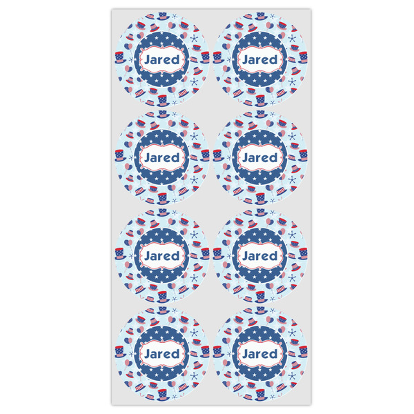 Patriotic Celebration Icing Circle - Medium - Set of 8