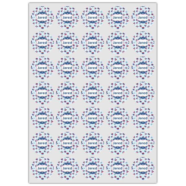 Patriotic Celebration Icing Circle - XSmall - Set of 35