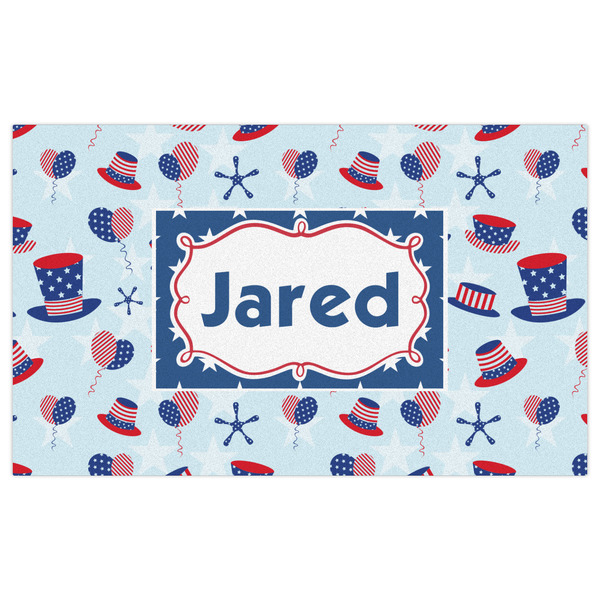 Patriotic Celebration Indoor / Outdoor Rug - 3'x5' - Front Flat