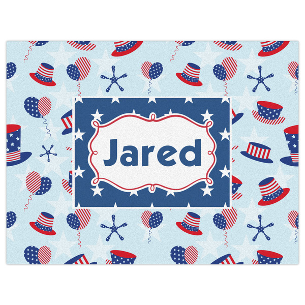 Patriotic Celebration Indoor / Outdoor Rug - 6'x8' - Front Flat