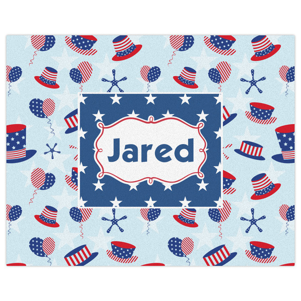 Patriotic Celebration Indoor / Outdoor Rug - 8'x10' - Front Flat