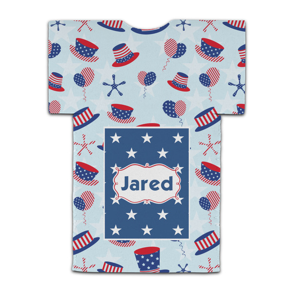 Patriotic Celebration Jersey Bottle Cooler - BACK (flat)