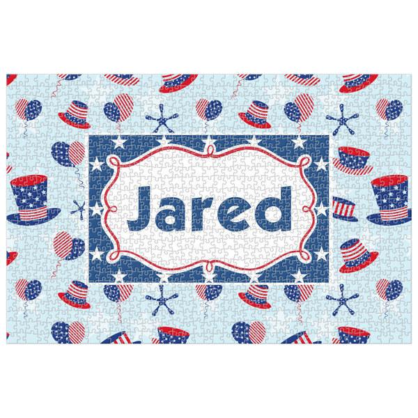 Custom Patriotic Celebration Jigsaw Puzzle - 1000-piece (Personalized)