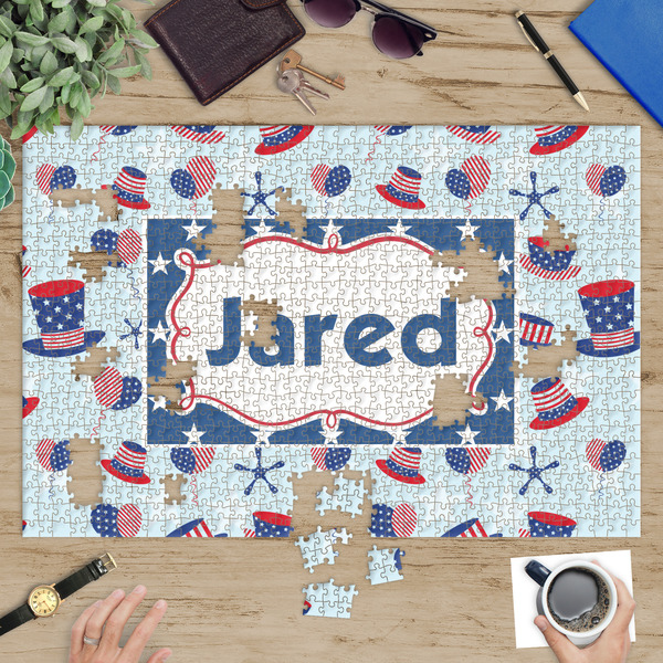 Patriotic Celebration Jigsaw Puzzle 1014 Piece - In Context
