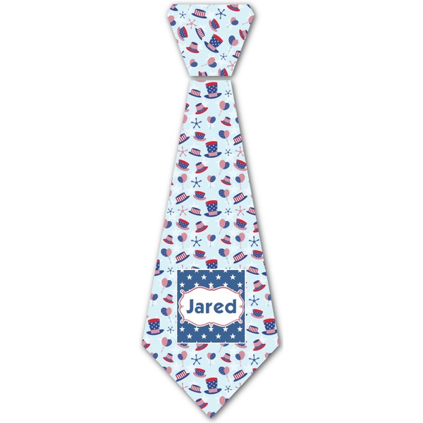 Custom Patriotic Celebration Iron On Tie (Personalized)