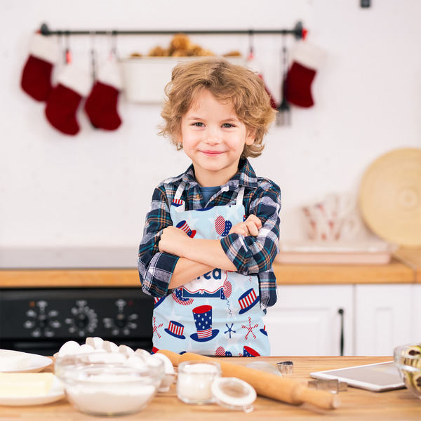 Patriotic Celebration Kid's Aprons - Small - Lifestyle