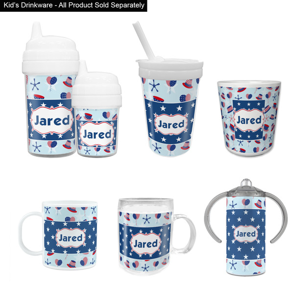 Patriotic Celebration Kid's Drinkware - Customized & Personalized