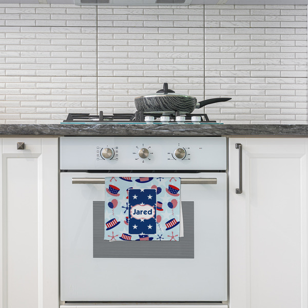 Patriotic Celebration Kitchen Towel - Poly Cotton - Lifestyle