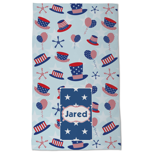 Patriotic Celebration Kitchen Towel - Poly Cotton - Full Front