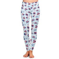 Patriotic Celebration Ladies Leggings - 2X-Large