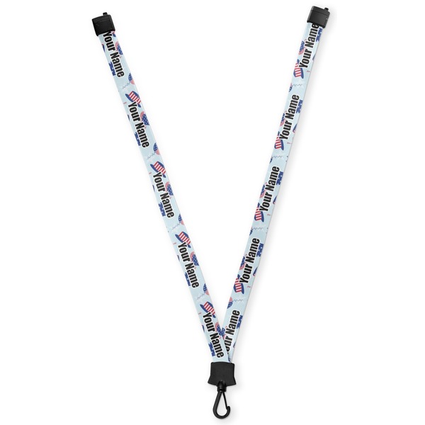 Custom Patriotic Celebration Lanyard (Personalized)