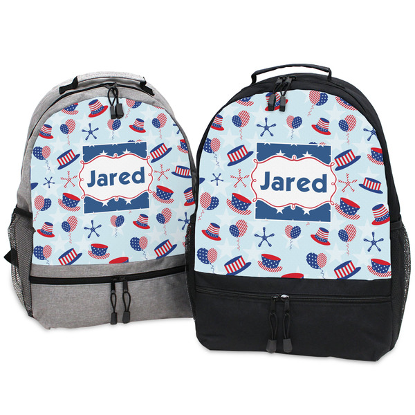 Patriotic Celebration Large Backpacks - Both