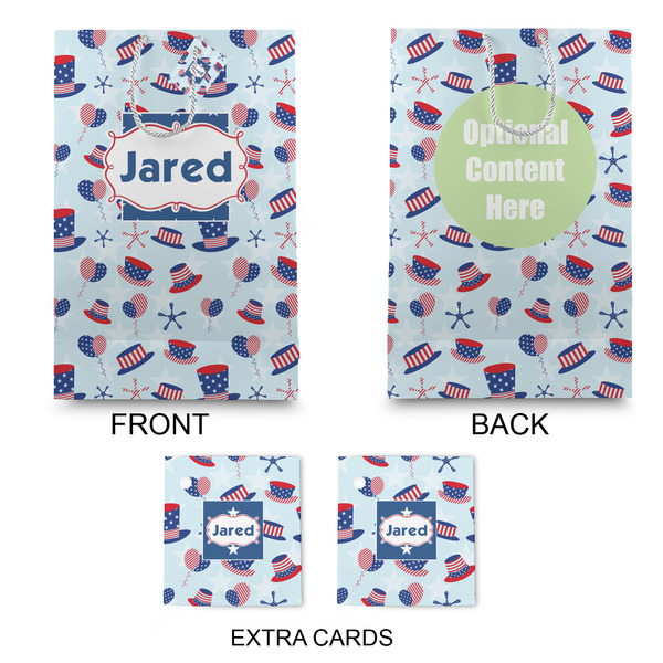 Patriotic Celebration Large Gift Bag - Approval