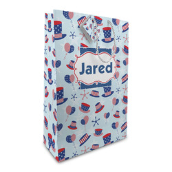 Patriotic Celebration Large Gift Bag (Personalized)