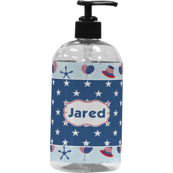 Custom Patriotic Celebration Plastic Soap / Lotion Dispenser (Personalized)