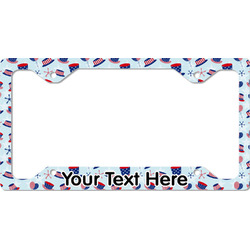 Patriotic Celebration License Plate Frame - Style C (Personalized)