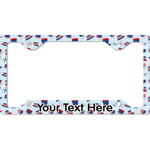 Patriotic Celebration License Plate Frame - Style C