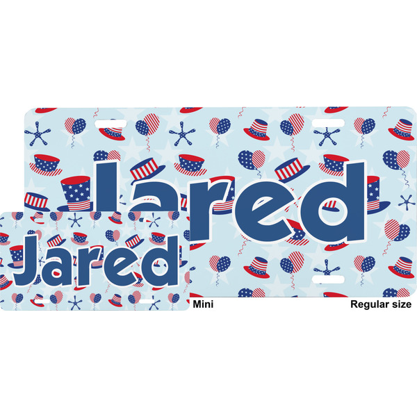 Patriotic Celebration License Plate (Sizes)