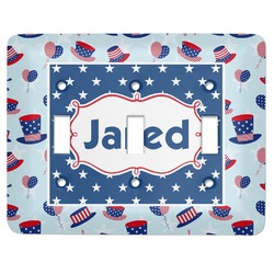 Patriotic Celebration Light Switch Cover (3 Toggle Plate)