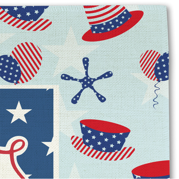 Patriotic Celebration Linen Placemat - DETAIL