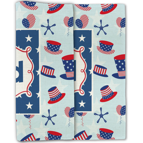Patriotic Celebration Linen Placemat - Folded Half (double sided)