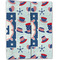Patriotic Celebration Linen Placemat - Folded Half (double sided)