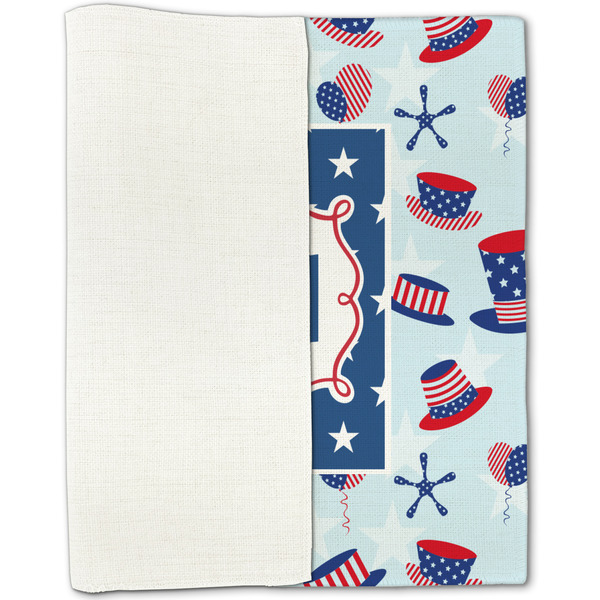 Patriotic Celebration Linen Placemat - Folded Half
