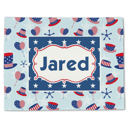 Patriotic Celebration Single-Sided Linen Placemat - Single w/ Name or Text