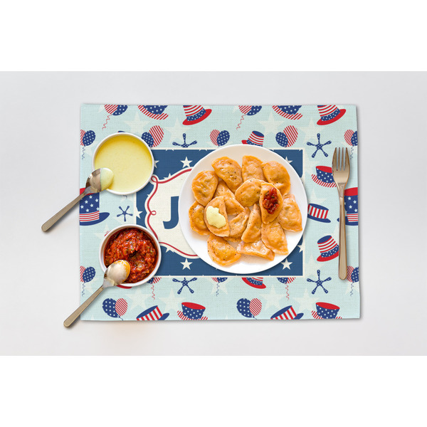 Patriotic Celebration Linen Placemat - Lifestyle (single)