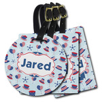 Patriotic Celebration Plastic Luggage Tag (Personalized)