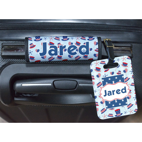 Patriotic Celebration Luggage Wrap & Tag