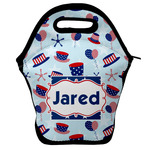 Patriotic Celebration Lunch Bag w/ Name or Text