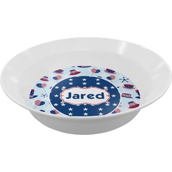 Patriotic Celebration Melamine Bowl (Personalized)