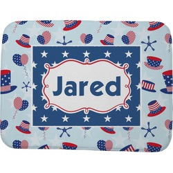 Patriotic Celebration Memory Foam Bath Mat - 48"x36" (Personalized)