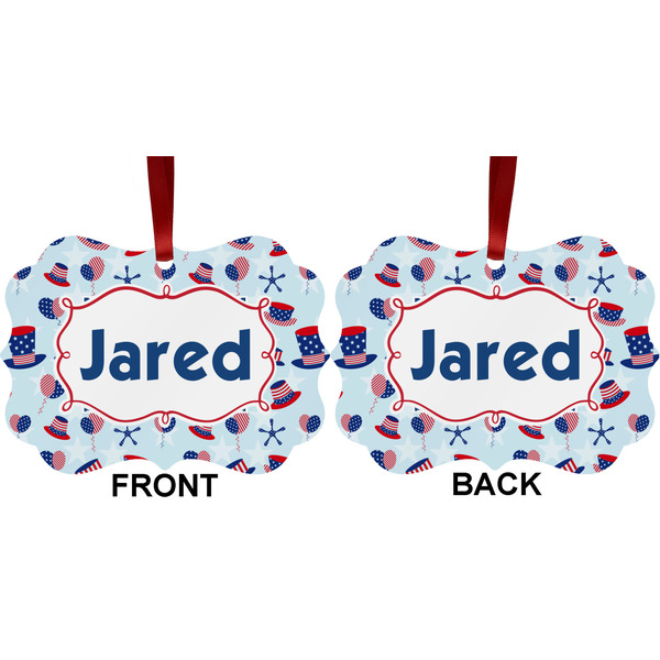 Patriotic Celebration Metal Benilux Ornament - Front and Back (APPROVAL)