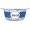 Patriotic Celebration Stainless Steel Dog Bowl - Medium (Personalized)