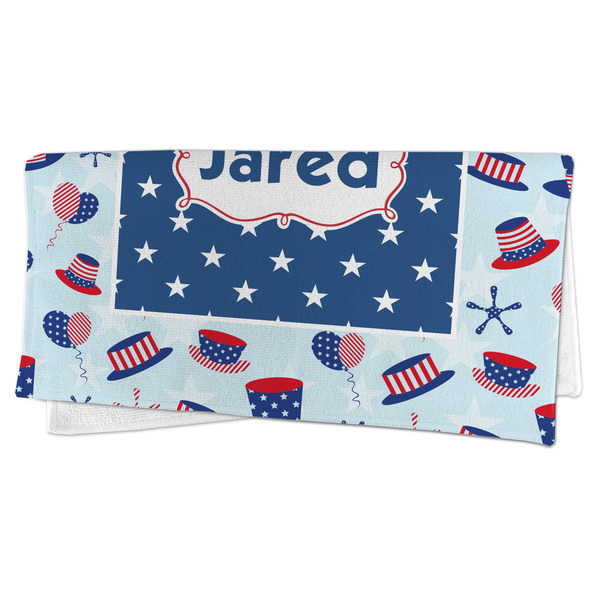Patriotic Celebration Microfiber Dish Rag - FOLDED (half)