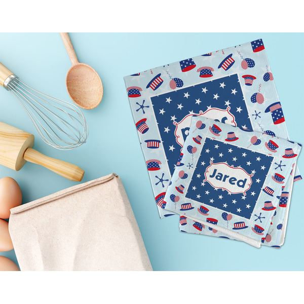 Patriotic Celebration Microfiber Dish Rag - LIFESTYLE