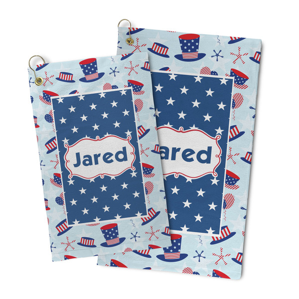 Patriotic Celebration Microfiber Golf Towel - PARENT/MAIN