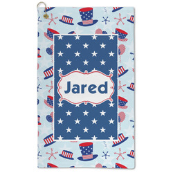 Patriotic Celebration Microfiber Golf Towel (Personalized)
