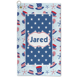 Patriotic Celebration Microfiber Golf Towel (Personalized)