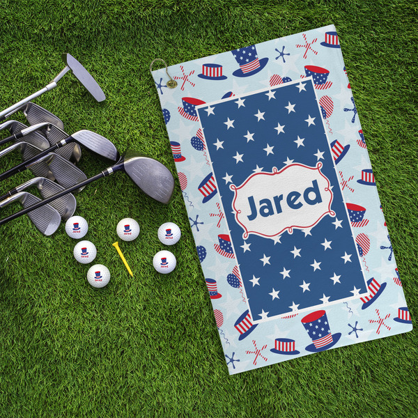 Patriotic Celebration Microfiber Golf Towels - LIFESTYLE